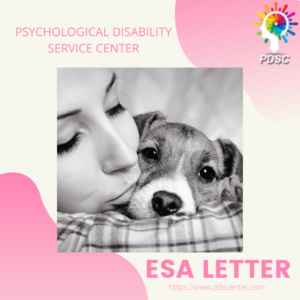 Service animal letter | ESA letter