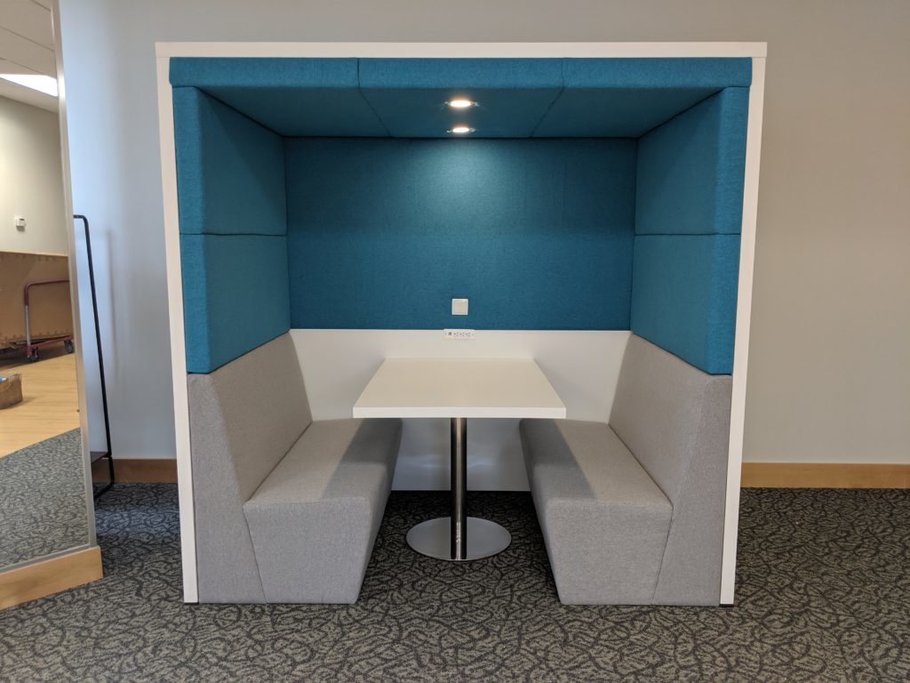 hive cafe - meeting booth pods