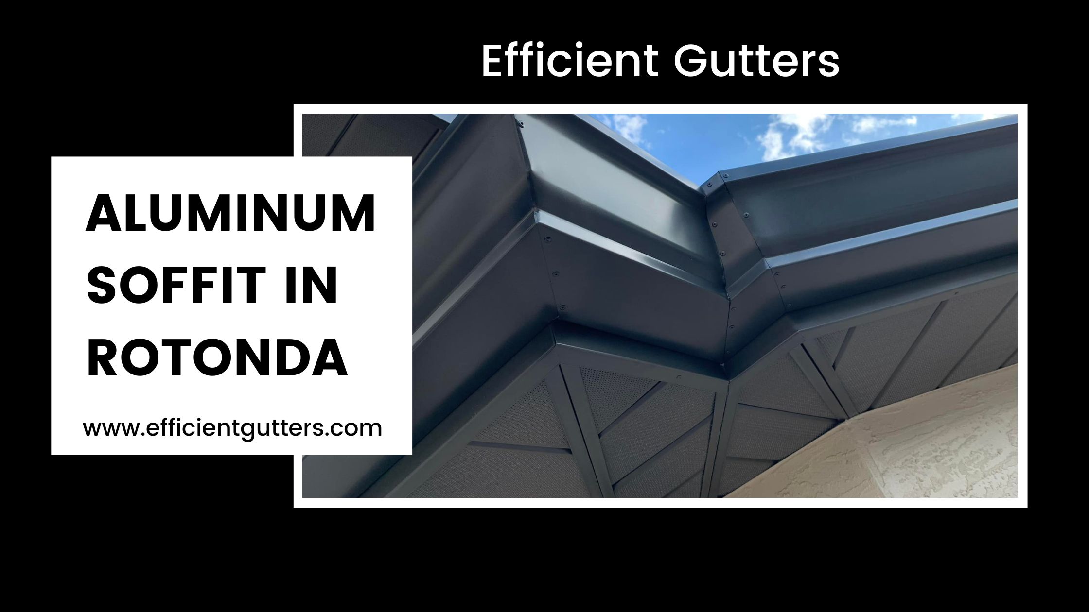 Aluminum soffit in Rotonda