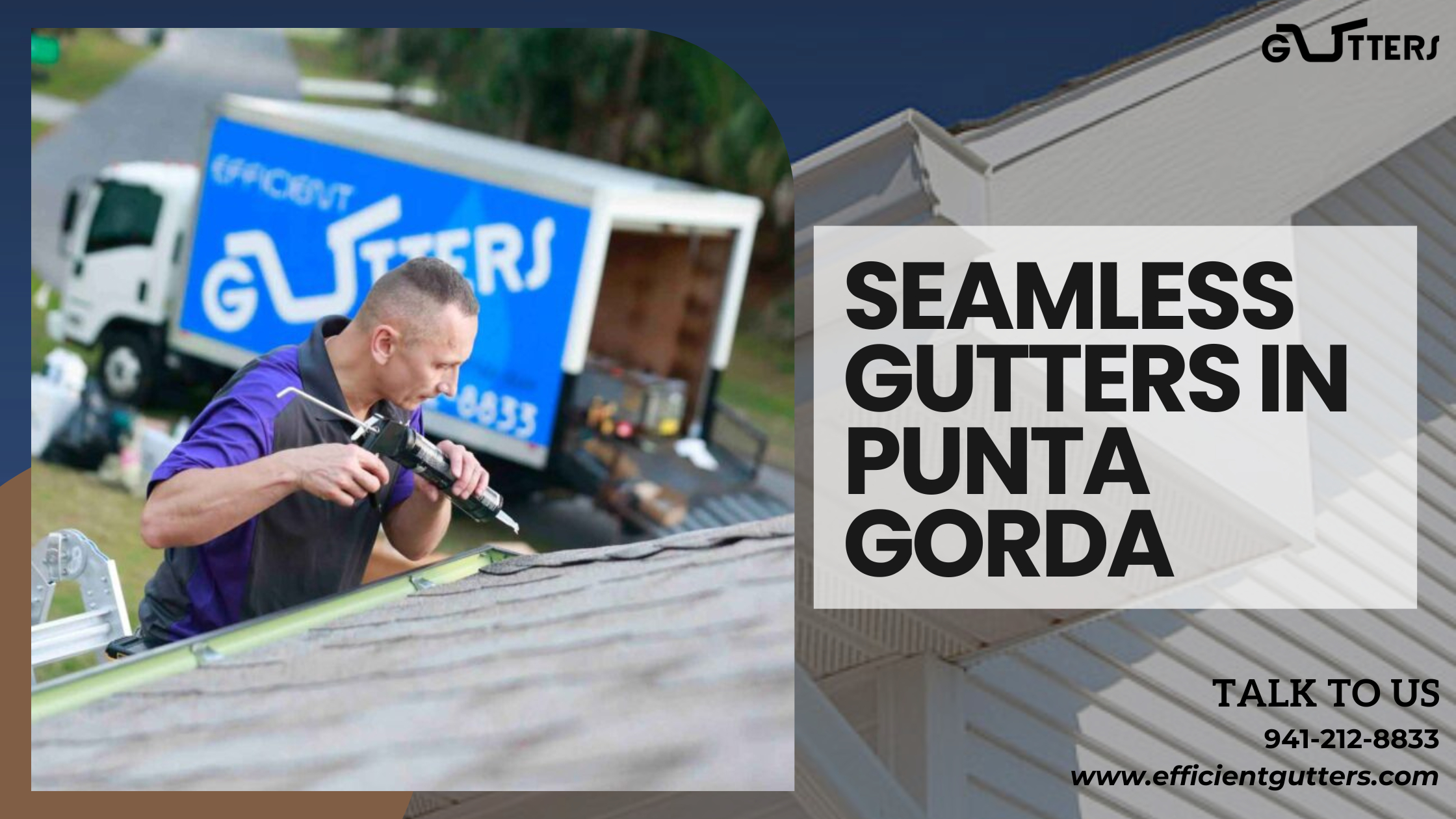 Seamless gutters in Punta Gorda