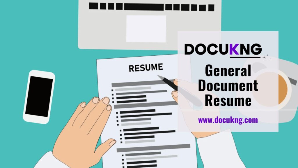 General Document Resume